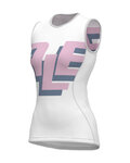 ALÉ Rövid ujjú kerékpáros póló - INTIMO MULTIVERSO - fehér