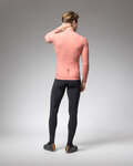 ALÉ Hosszú ujjú kerékpáros mez - WARM RACE - rózsaszín