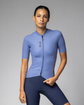 ALÉ Rövid ujjú kerékpáros mez - COLOR BLOCK PRAGMA - kék