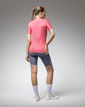 ALÉ Rövid ujjú kerékpáros mez - PRAGMA COLOR BLOCK - rózsaszín