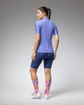 ALÉ Rövid ujjú kerékpáros mez - PRAGMA COLOR BLOCK - kék