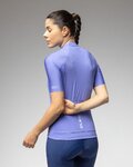 ALÉ Rövid ujjú kerékpáros mez - PRAGMA COLOR BLOCK - kék