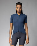 ALÉ Rövid ujjú kerékpáros mez - COLOR BLOCK OFF ROAD PRAGMA - kék