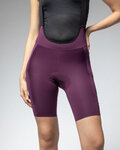 ALÉ Rövid kerékpáros nadrág kantárral - OFF ROAD - GRAVEL GRAVEL-PRO - lila