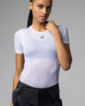 ALÉ Rövid ujjú kerékpáros póló - VELO ACTIVE INTIMO - fehér