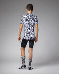 ALÉ Rövid ujjú kerékpáros mez - ESSENZA KID - fekete/fehér