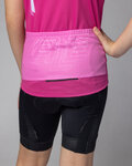 ALÉ Rövid ujjú kerékpáros mez - FOLLOW ME KID - rózsaszín