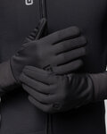 ALÉ Kerékpáros kesztyű hosszú ujjal - RIPARO - fekete