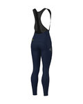 ALÉ Hosszú kerékpáros nadrág kantárral - PRAGMA WINTER - kék