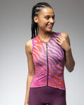 ALÉ Ujjatlan kerékpáros mez - PRAGMA SURFACE PR-E - rózsaszín/piros