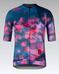 GOBIK Rövid ujjú kerékpáros mez - CX PRO 4.0 - kék/rózsaszín