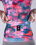 GOBIK Rövid ujjú kerékpáros mez - CX PRO 4.0 - kék/rózsaszín