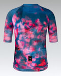 GOBIK Rövid ujjú kerékpáros mez - CX PRO 4.0 - kék/rózsaszín