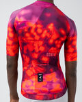 GOBIK Rövid ujjú kerékpáros mez - CX SOLID - piros/bordó/rózsaszín