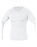 GORE Hosszú ujjú kerékpáros póló - BASE LAYER - fehér