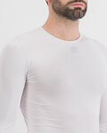 SPORTFUL Hosszú ujjú kerékpáros póló - MIDWEIGHT LAYER - fehér