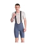 SPORTFUL Rövid kerékpáros nadrág kantárral - PULSE - kék