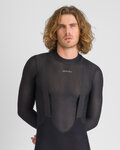 SPORTFUL Hosszú ujjú kerékpáros póló - WINTER LAYER TEE LS - fekete