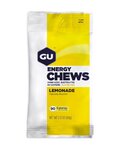 GU Kerékpáros táplálékkiegészítő - ENERGY CHEWS 60 G LEMONADE