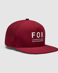 FOX Kerékpáros sapka - NON STOP TECH SNAPBACK - bordó