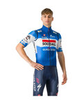 CASTELLI Kerékpáros mellény - SOUDAL QUICK-STEP 2024 PRO LIGHT WIND - kék/fehér/piros