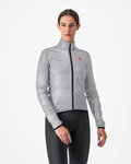 CASTELLI vízálló kabát - SQUALL SHELL W - ezüst