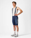 CASTELLI Rövid kerékpáros nadrág kantárral - COMPETIZIONE 2 KIT - kék