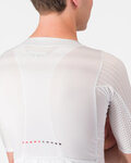 CASTELLI Rövid ujjú kerékpáros mez - AERO RACE 8S - fehér