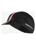 CASTELLI Kerékpáros sapka - ITALIA CAP - fekete