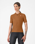 CASTELLI Rövid ujjú kerékpáros mez - LIBERA 2 - barna