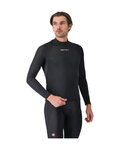 CASTELLI Hosszú ujjú kerékpáros póló - FLANDERS 2 LONG - fekete