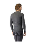 CASTELLI Hosszú ujjú kerékpáros póló - MEDIO BASE LAYER - szürke