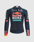 SPORTFUL Hosszú ujjú kerékpáros mez nyári - RED BULL BORA - HANSGROHE THERMAL - kék