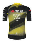 RAPIDGEAR Rövid ujjú kerékpáros mez - VISMA TDF25 REPLICA JERSEY - sárga/fekete
