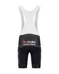RAPIDGEAR Rövid kerékpáros nadrág kantárral - VISMA TDF25 REPLICA BIBSHORT - fekete