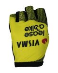 RAPIDGEAR Kerékpáros kesztyű rövid ujjal - VISMA TDF25 REPLICA GLOVES - sárga/fekete