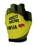 RAPIDGEAR Kerékpáros kesztyű rövid ujjal - VISMA TDF25 REPLICA GLOVES - sárga/fekete