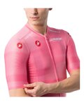 CASTELLI Rövid ujjú kerékpáros mez - GIRO109 COMPETIZIONE 4 - rózsaszín