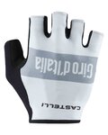CASTELLI Kerékpáros kesztyű rövid ujjal - GIRO 3 - fehér