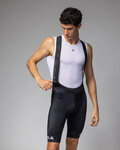 ALÉ Rövid kerékpáros nadrág kantárral - CORSA 2.0 PRAGMA - fekete