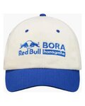 RED BULL Kerékpáros sapka - RED BULL BORA HANSGROHE - fehér/kék