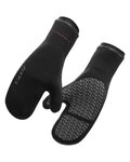 ZONE3 Kerékpáros kesztyű hosszú ujjal - THERMO MITTS  - fekete