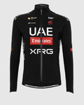 PISSEI Kerékpáros dzseki béléssel - UAE TEAM EMIRATES - XRG 2025 GIACCA PRIMAPELLE OFFICIAL - fekete