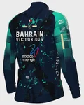 ALÉ Kerékpáros dzseki béléssel - BAHRAIN VICTORIOUS 2026 - kék/zöld
