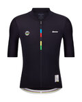 SANTINI Rövid ujjú kerékpáros mez - UCI WORLD CHAMPION - fekete