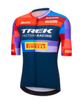 SANTINI Rövid ujjú kerékpáros mez - TREK FACTORY RACING 2025 - színes