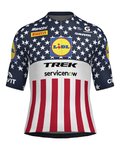 SANTINI Rövid ujjú kerékpáros mez - LIDL TREK 2026 NATIONAL CHAMPION US