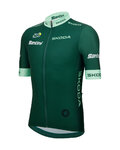 SANTINI Rövid ujjú kerékpáros mez - TOUR DE FRANCE - GREEN JERSEY - zöld