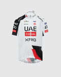 PISSEI Rövid ujjú kerékpáros mez - UAE TEAM EMIRATES - XRG 2026 REPLICA JUNIOR - fehér/fekete/piros