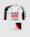 PISSEI Rövid ujjú kerékpáros mez - UAE TEAM EMIRATES - XRG 2026 REPLICA - fehér/fekete/piros